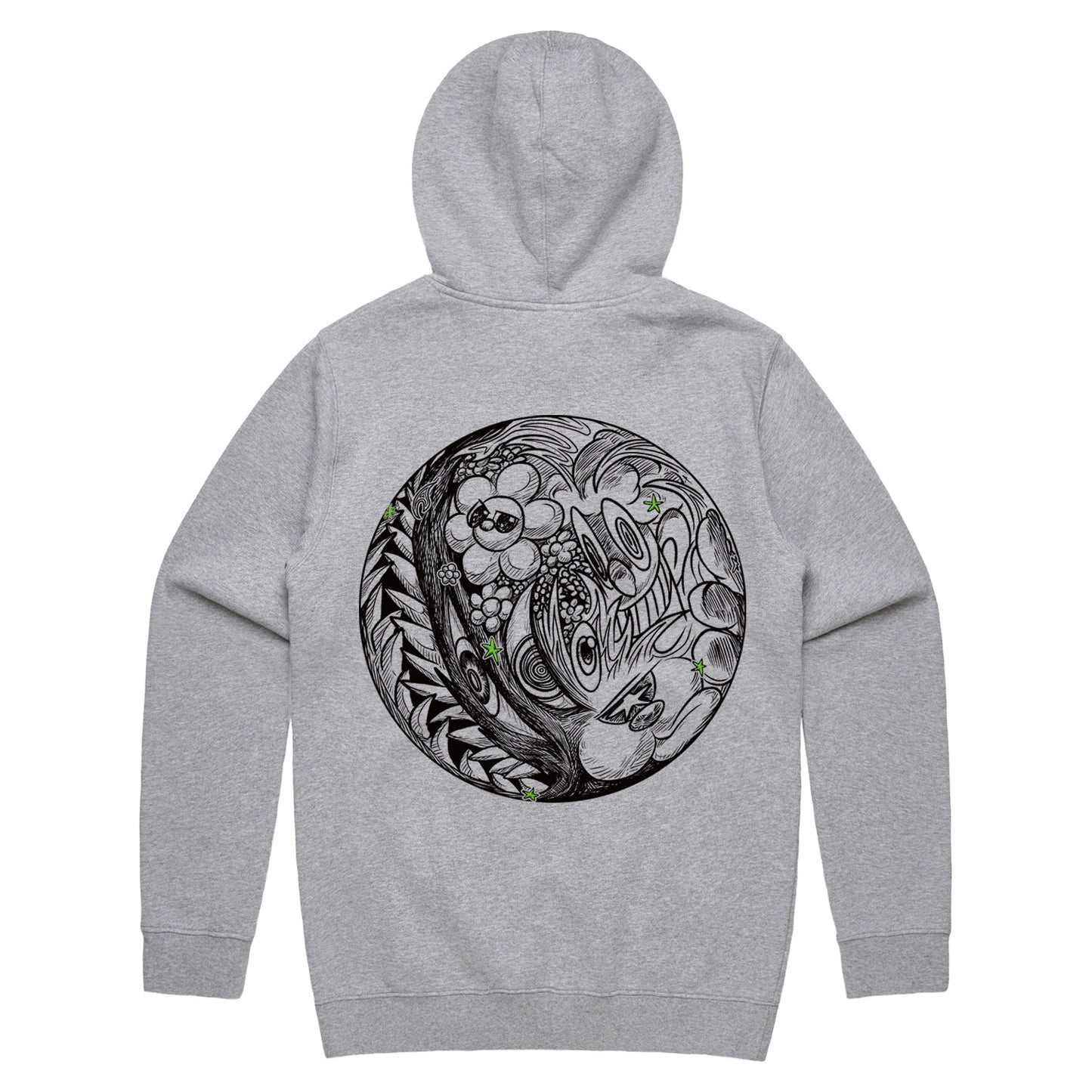 Round Art (Grey) Hoodie