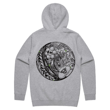 Round Art (Grey) Hoodie