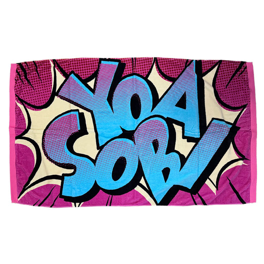 POP OUT Beach Towel - Pink